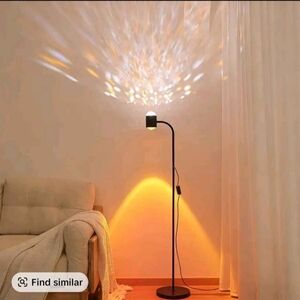 Elegant Black Floor Lamp for Home Parties